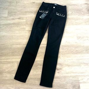 PAIGE Denim Indio Zip Mid Rise Ultra Skinny Jeans